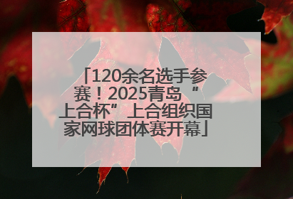 120余名选手参赛！2025青岛“上合杯”上合组织国家网球团体赛开幕