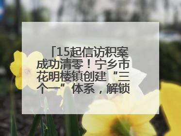 15起信访积案成功清零！宁乡市花明楼镇创建“三个一”体系，解锁基层治理新姿势