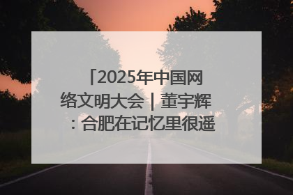 2025年中国网络文明大会｜董宇辉：合肥在记忆里很遥远也很亲切