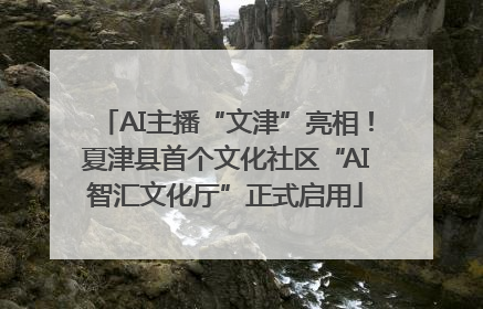AI主播“文津”亮相！夏津县首个文化社区“AI智汇文化厅”正式启用